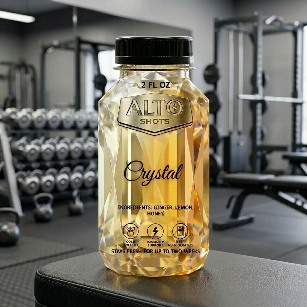 Alto Shots Crystal — Ginger, Lemon, Honey