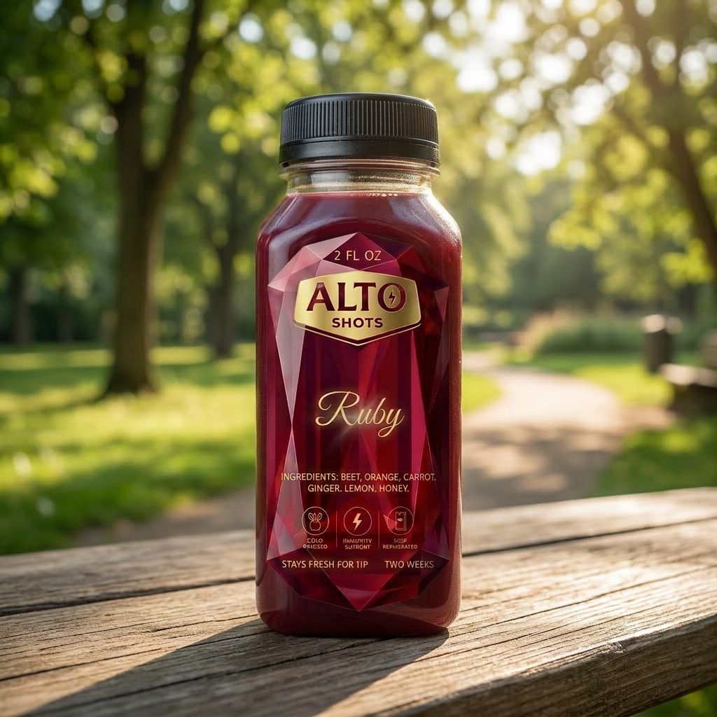 Alto Shots Ruby — Beet, Orange, Carrot, Ginger, Lemon, Honey